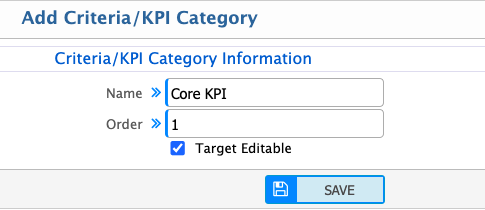 Add KPI Category