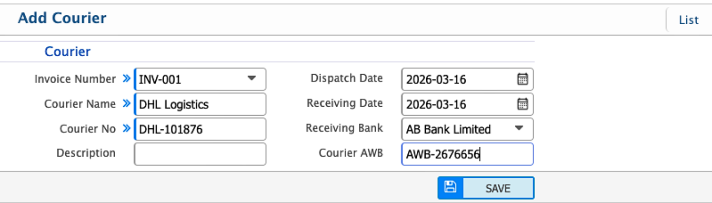 Add LC Courier