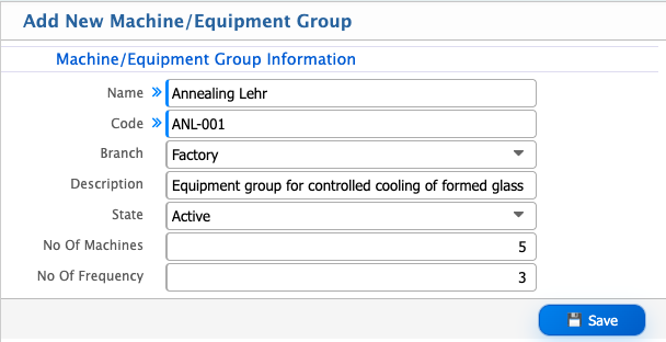 Add Equipment Group
