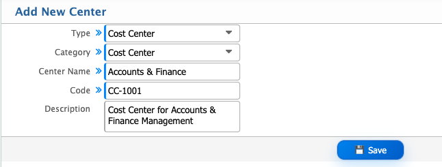 AddNewCenter