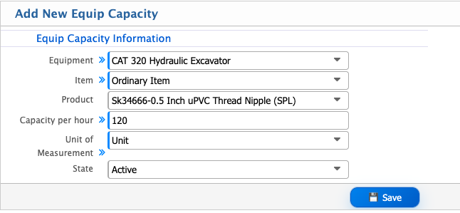 Assign Capacity