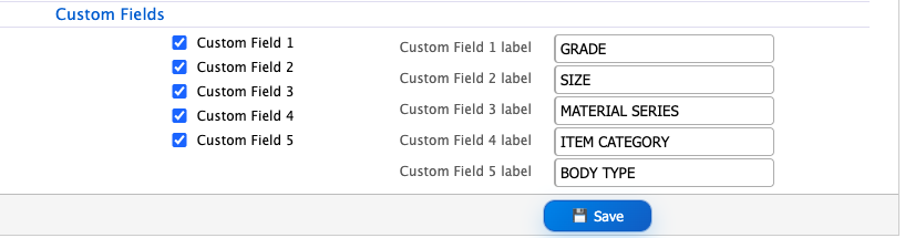 Product Custom Field