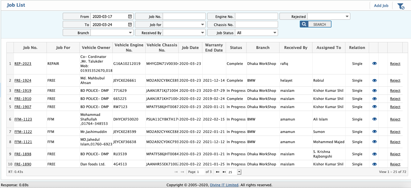 Vehicle Management System | Prism ERP Docs