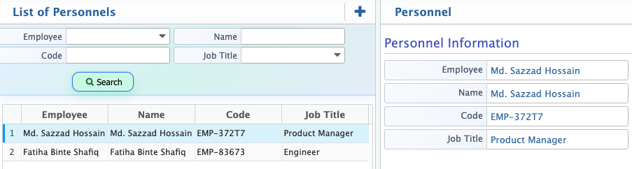 Add Personnel