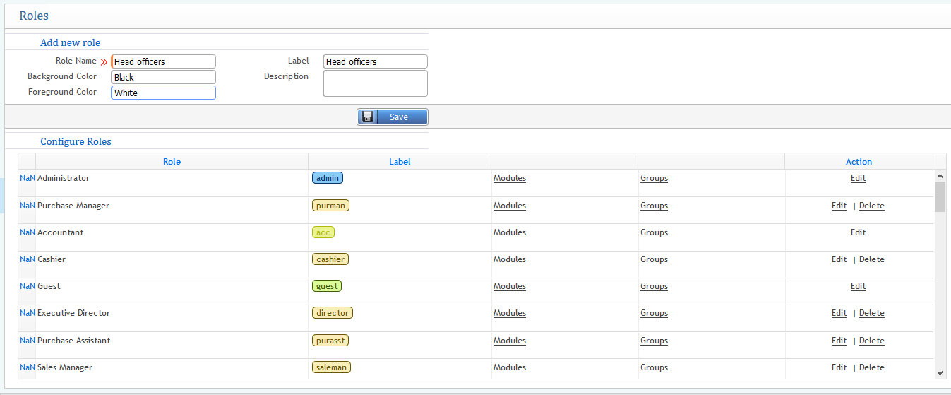 General System Configuration | Prism ERP Docs