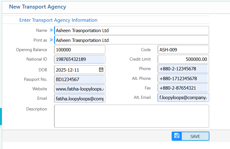 New Transport Agency