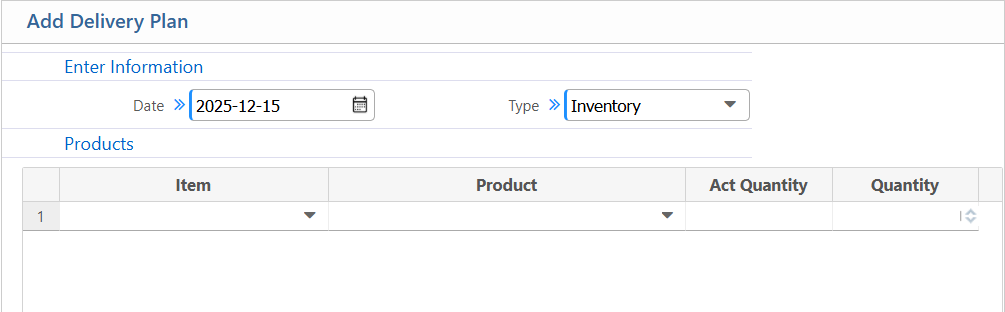Add Purchase Delivery Return