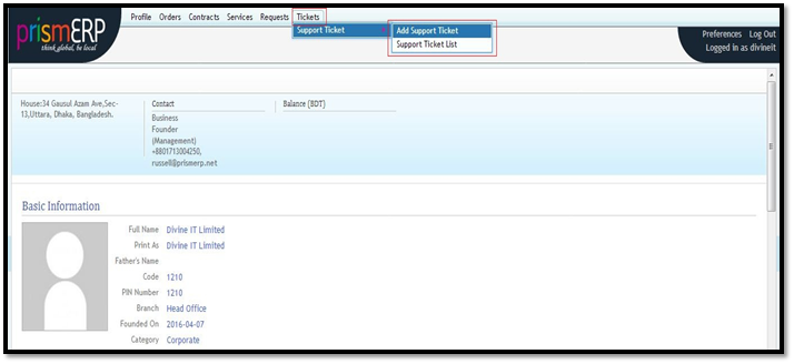 how to access ticket